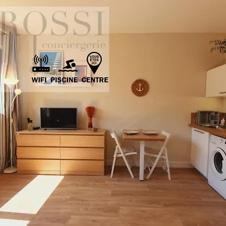 Incas Pour 2 Wifi Piscine Centre-ville - Rossiconciergerie - Linge Inclus *