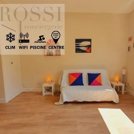 Apartman Incas Pour 2 Clim Wifi Piscine Centre-ville - Rossiconciergerie - Linge Inclus *